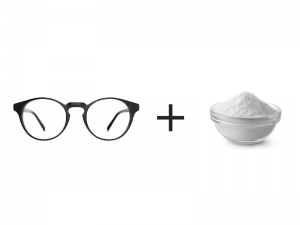 Removing Scratches From Eyeglasses With Baking Soda + Water 